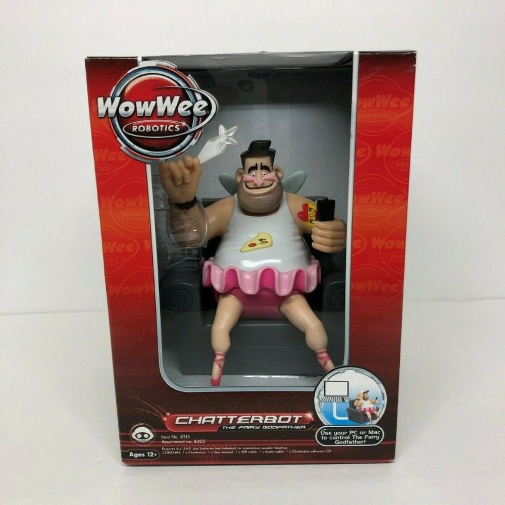 WowWee Robotics Chatterbot The Fairy Godfather Control with PC or Mac Toy - New